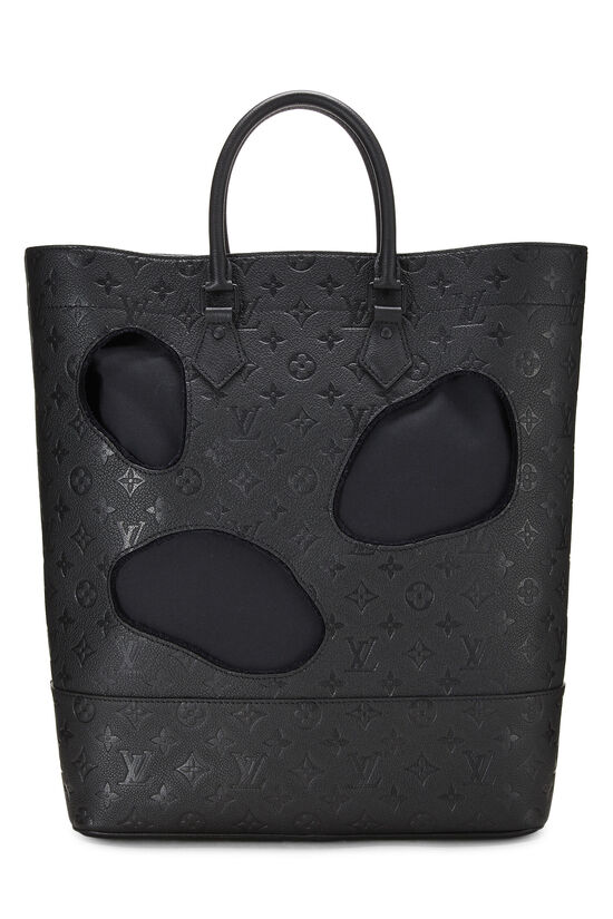 COMME DES GARÇONS x Louis Vuitton Black Monogram Empreinte Bag with Holes, , large image number 3
