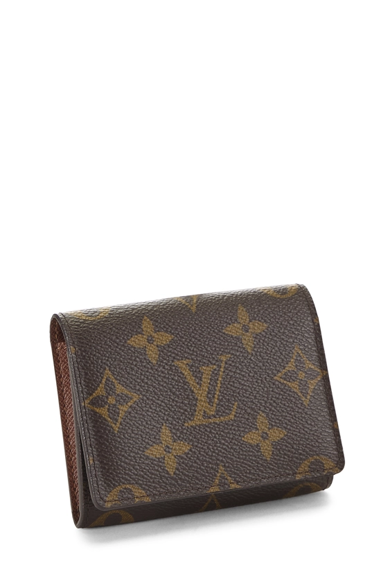 Monogram Canvas Business Card Holder , , large image number 1