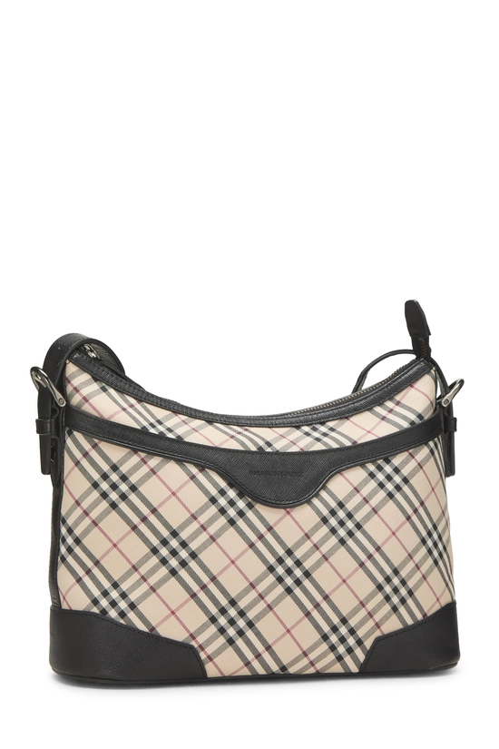 Black House Check Jacquard Shoulder Bag, , large image number 1