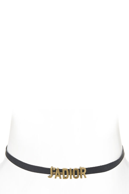 Christian Dior Black Satin J 