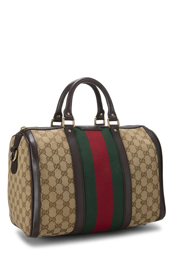 Original GG Canvas Vintage Web Boston Bag Medium, , large image number 1