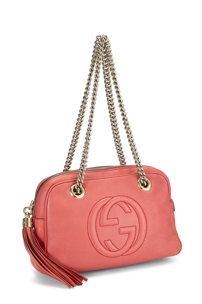 Gucci Pink Leather Soho Chain Shoulder Bag — photo 2