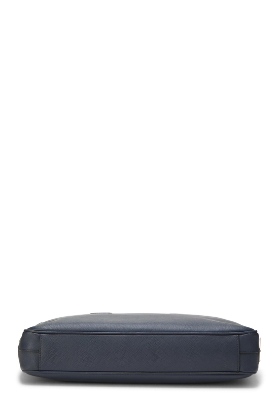 Navy Saffiano Briefcase, , large image number 4