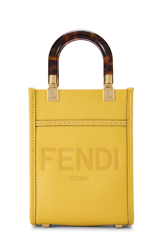 Yellow Calfskin Sunshine Shopper Mini, , large image number 0