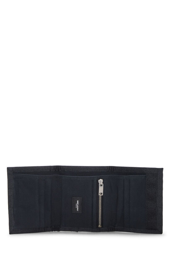 Multicolored Canvas American Flag Compact Wallet, , large image number 3