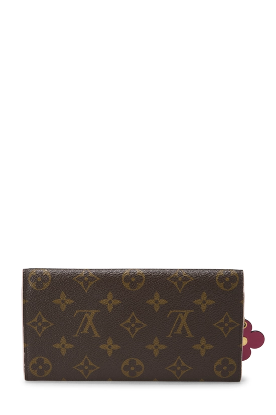 Pink Monogram Canvas Blooming Flowers Emilie Wallet, , large image number 2