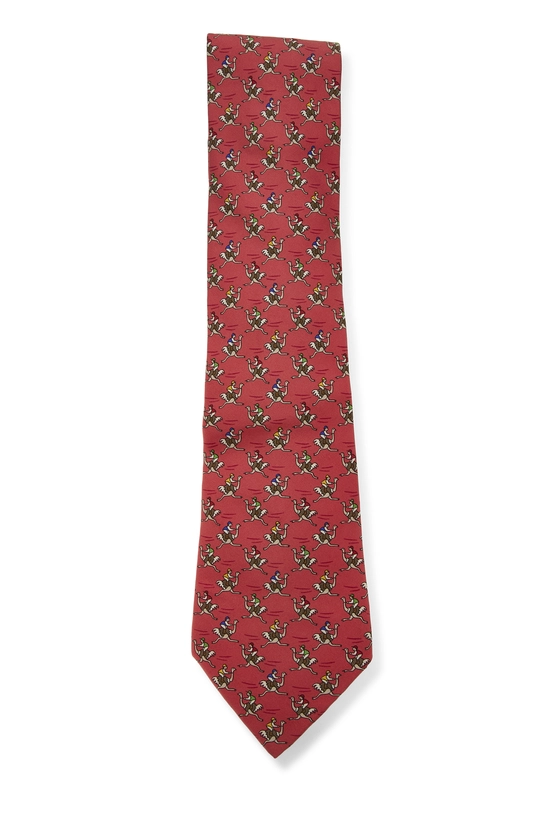 Red Silk Tie, , large image number 0