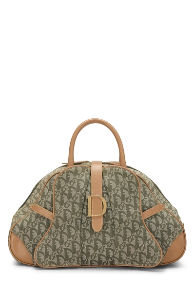 Green Trotter Canvas Saddle Bowler