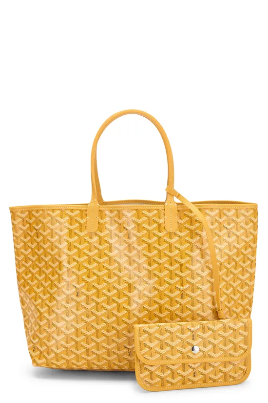 Yellow Goyardine Canvas Saint-Louis PM, , large image number 3