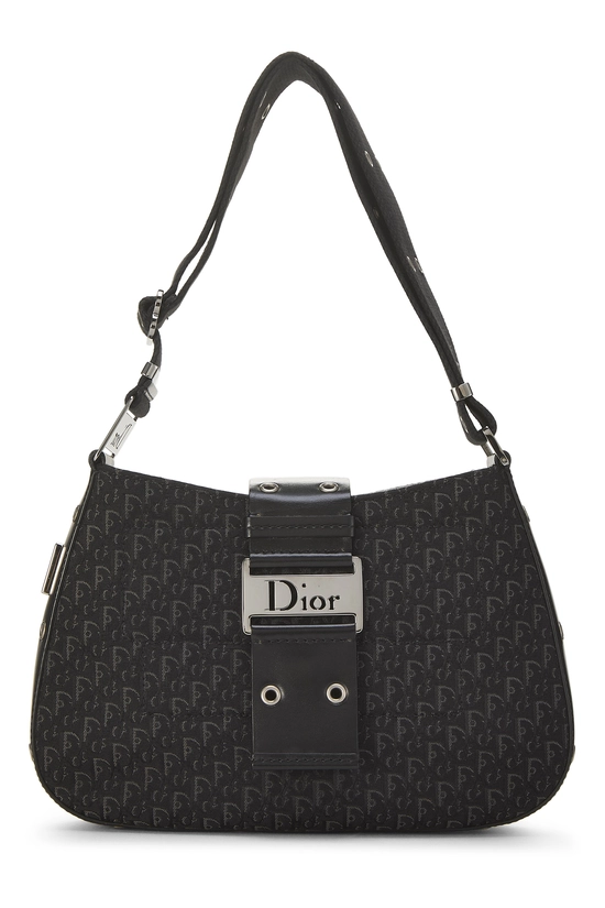 Black Trotter Canvas Street Chic Shoulder Bag, , large image number 0