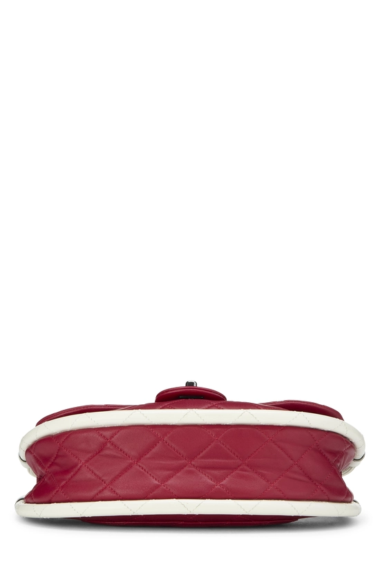 Red Lambskin Hula Hoop Bag Mini, , large image number 4