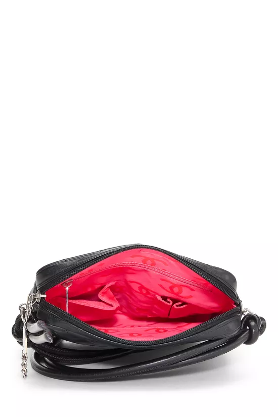 Black Quilted Calfskin Cambon Shoulder Bag, , large image number 5