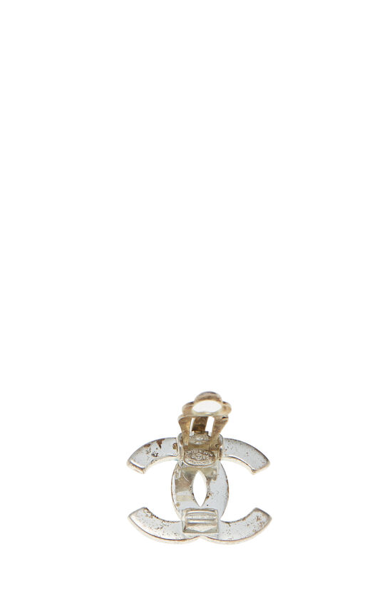 Chanel Silver Logo 'CC' Earrings Q6J2LN2OVB001
