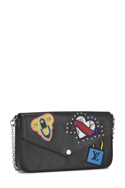 Louis Vuitton Black Epi Patches Felicie — photo 2