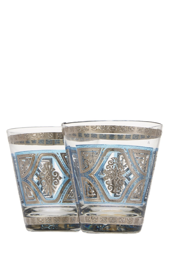 Silver Sorrento Motif Glassware Set of 2, , large image number 2