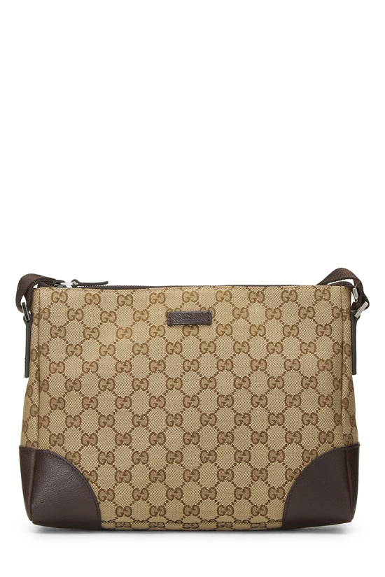 Original GG Canvas Zip Messenger Bag, , large image number 0