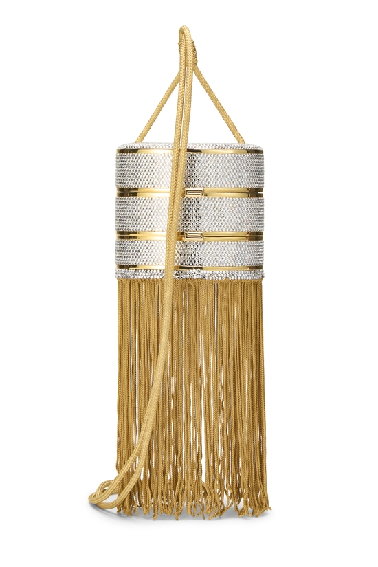 Gold Crystal Fringe Minaudi&egrave;re, , large image number 3