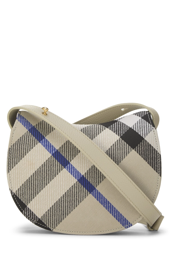 Green Nova Check Canvas Rocking Horse Crossbody Bag Mini, , large image number 3