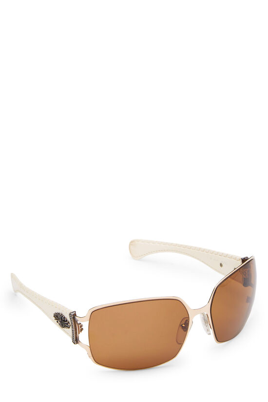 White Metal Poon I Sunglasses, , large image number 2