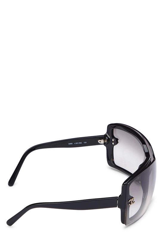 Black Acetate Sunglasses 5065, , large image number 2