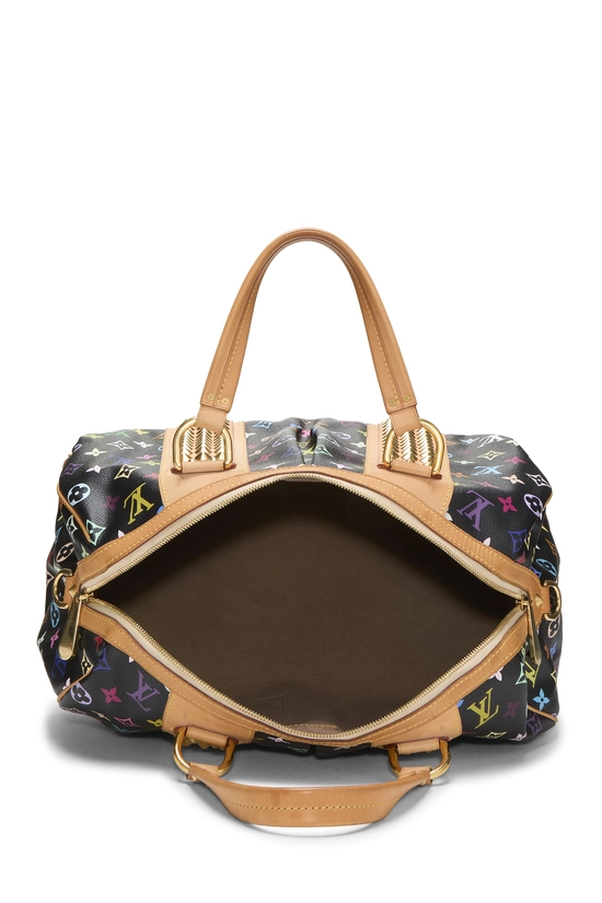 Takashi Murakami x Louis Vuitton Black Monogram Multicolore Courtney GM, , large image number 5