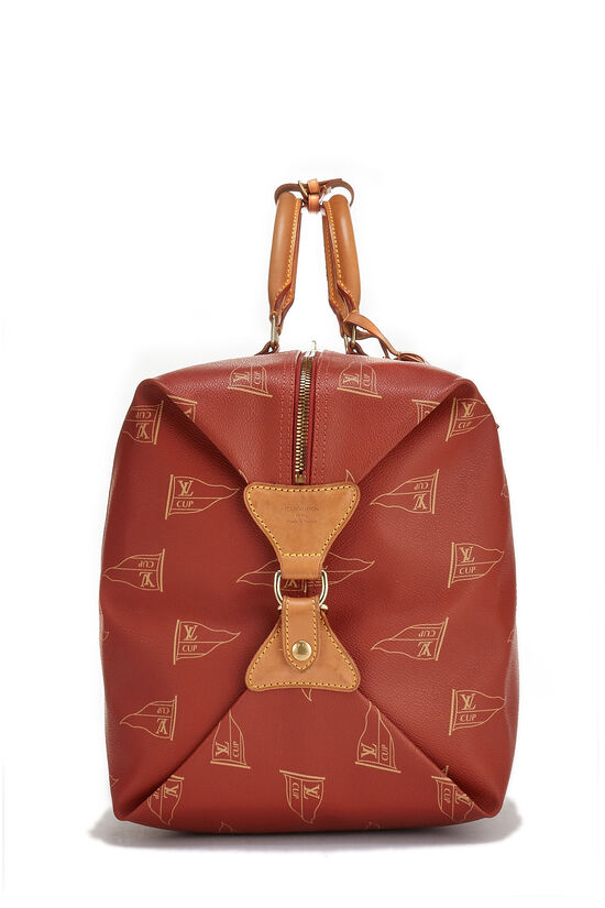 Red LV Cup Boston Bag, , large image number 2