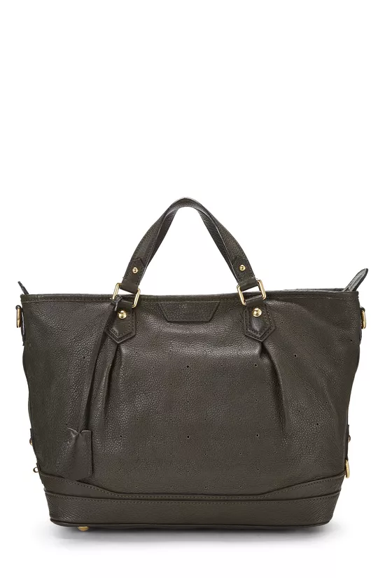 Green Monogram Mahina Leather Stellar PM, , large image number 0