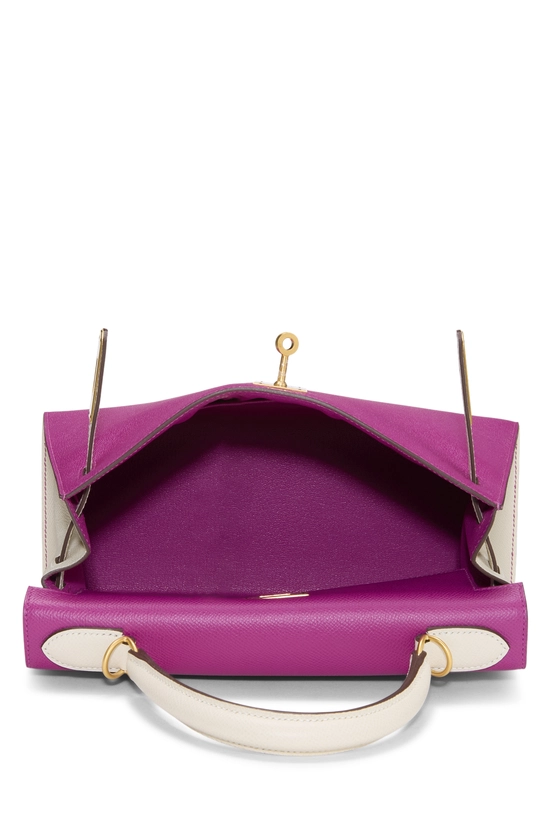 Rose Purple, Nata Epsom Horseshoe Kelly Sellier 28, , large image number 5