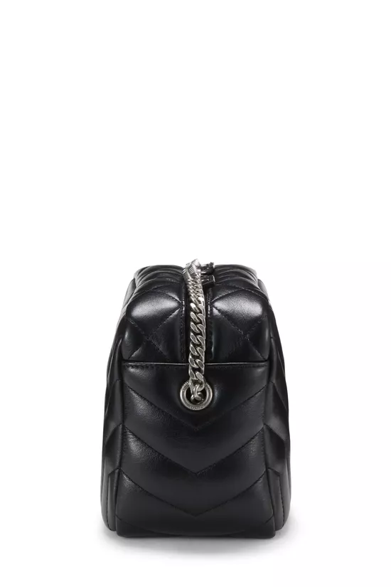 Black Calfskin Leather Lou Lou Bowling Bag Small, , large image number 2