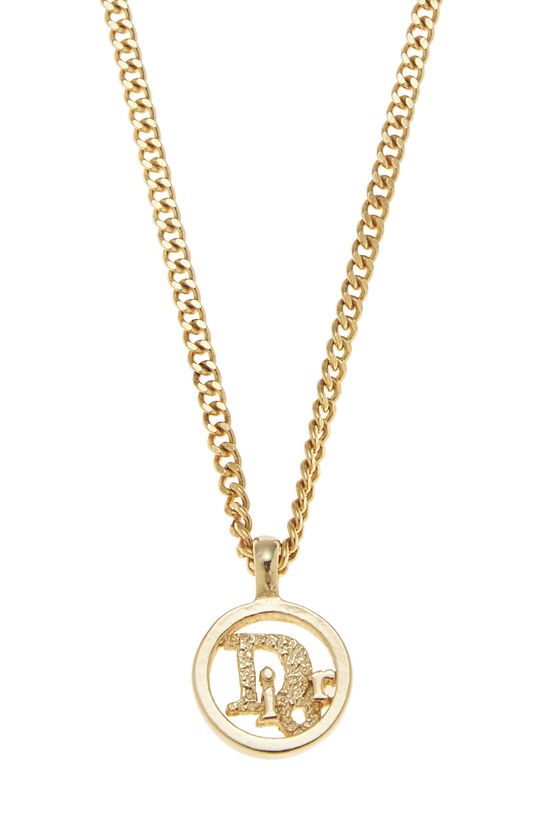 Gold Dior Charm Necklace, , large image number 1