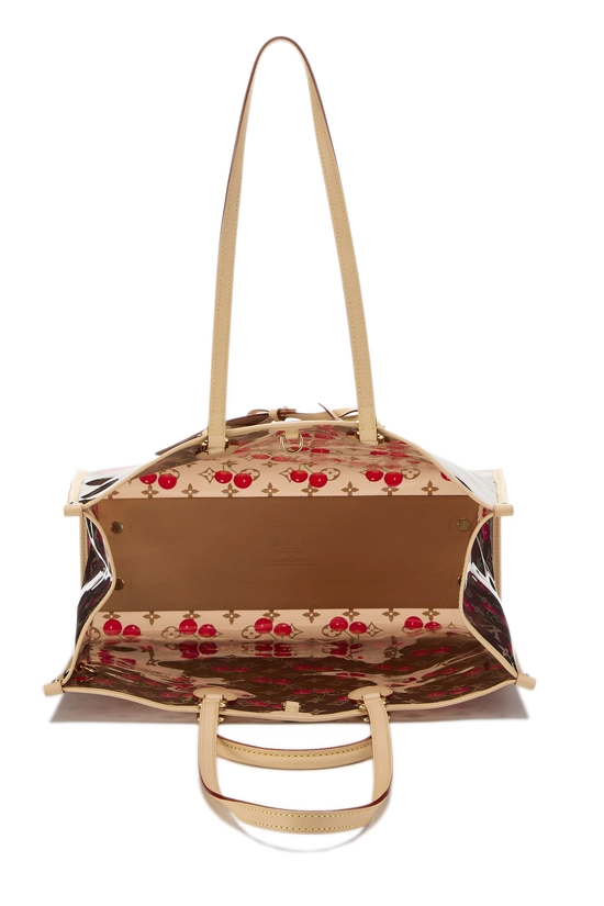 Takashi Murakami x Louis Vuitton Vinyl Monogram Cerises On The Go GM, , large image number 5