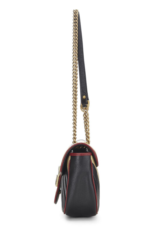 Multicolor Leather Torchon GG Marmont Shoulder Bag Small, , large image number 2