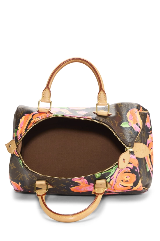 Stephen Sprouse x Louis Vuitton Monogram Roses Speedy 30, , large image number 5