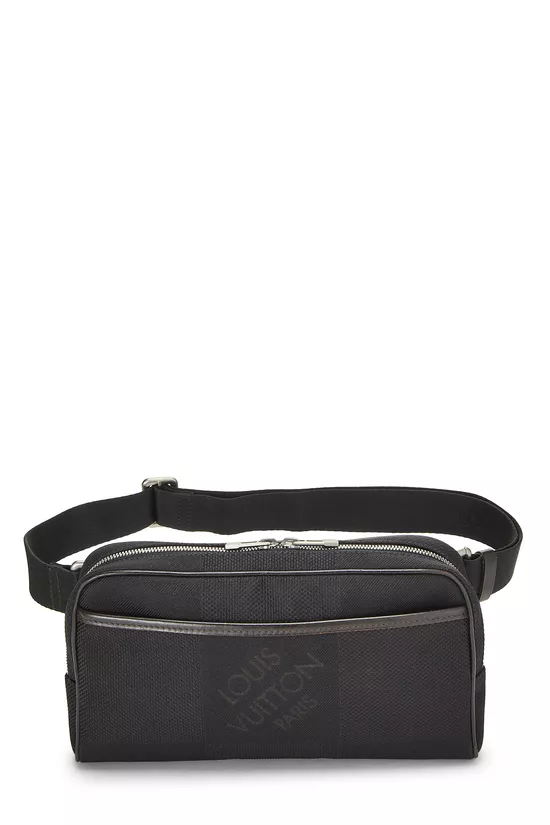 Black Damier Geant Canvas Acrobat Belt Bag, , large image number 0