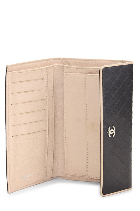 Black Calfskin Long Wallet, , large image number 3