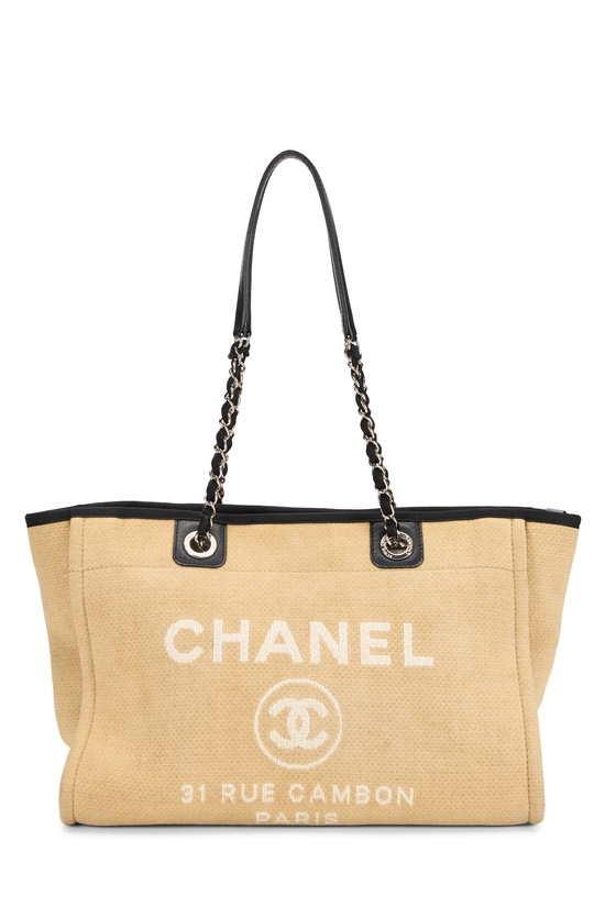 Beige Canvas Deauville Small, , large image number 0