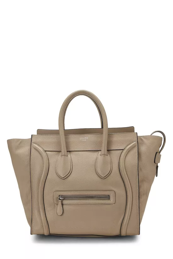 Grey Calfskin Luggage Mini, , large image number 0