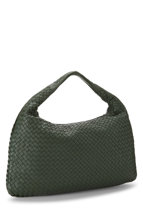 Green Intrecciato Veneta Hobo Large, , large image number 1