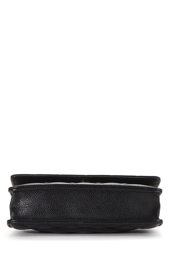 Black Quilted Caviar Classic Wallet on Chain (WOC), , large image number 4