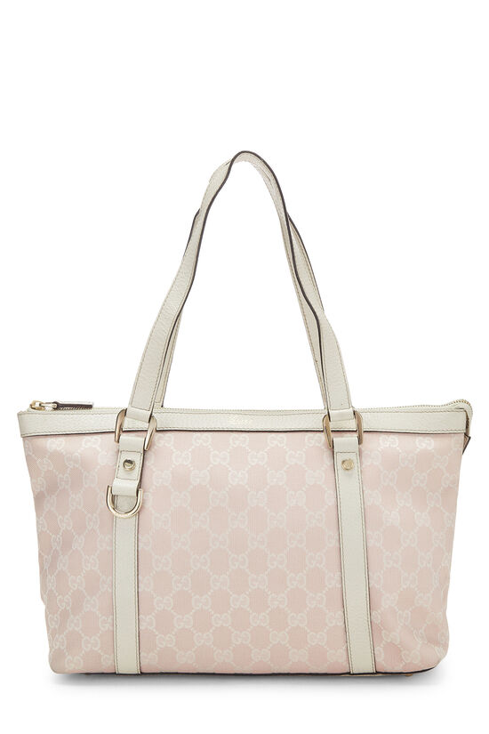 Pink Original GG Canvas Abbey Zip Tote, , large image number 1