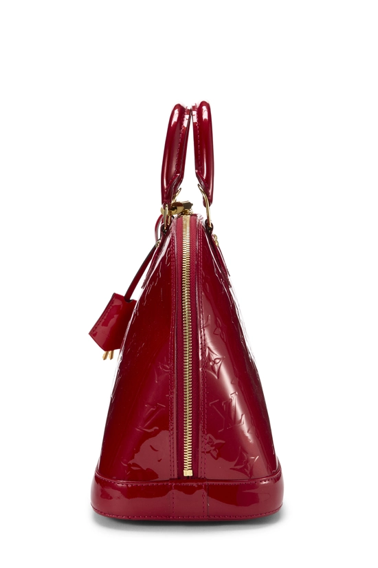 Pomme D'Amour Monogram Vernis Alma PM NM, , large image number 2