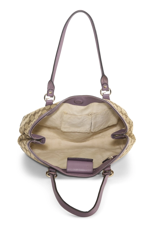 Purple Original GG Canvas Miss GG Tote Large, , large image number 5