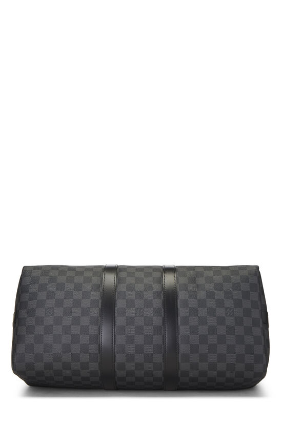 Louis Vuitton Keepall Bandouliere Bag Damier Graphite 45