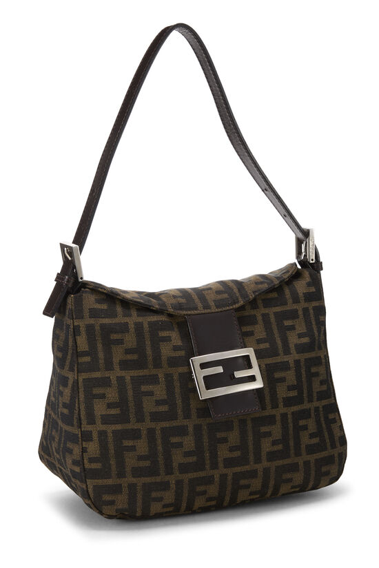 Brown Zucca Canvas Shoulder Bag, , large image number 1