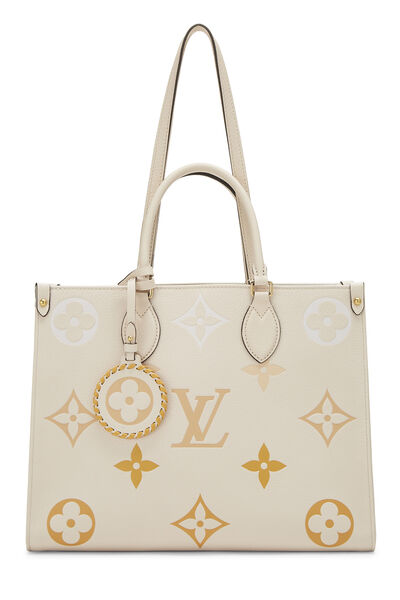 Cream Monogram Giant By The Pool On The Go MM, , large