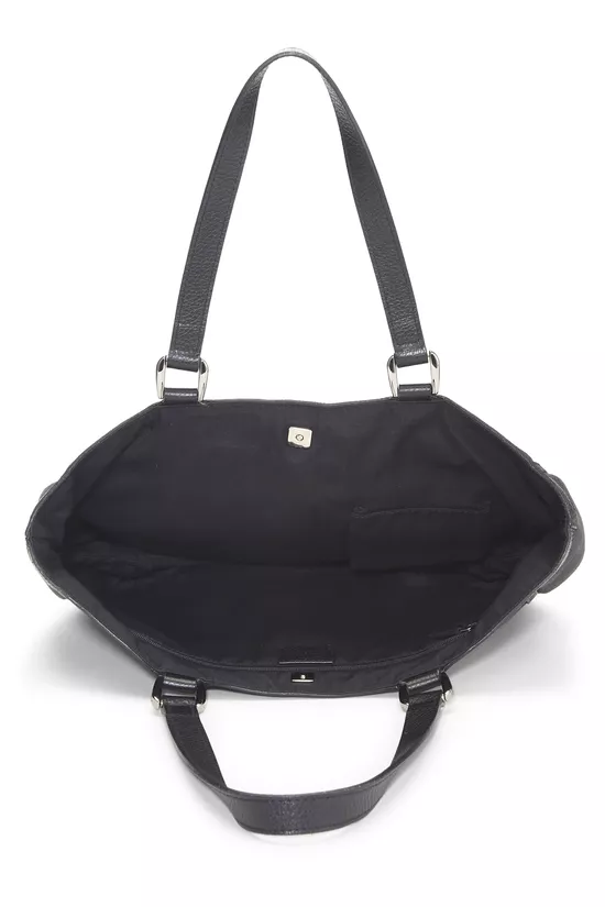 Black GG Canvas Abbey Pocket Tote, , large image number 5