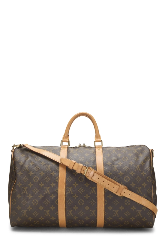 Monogram Canvas Keepall Bandouliere 50, , large image number 3