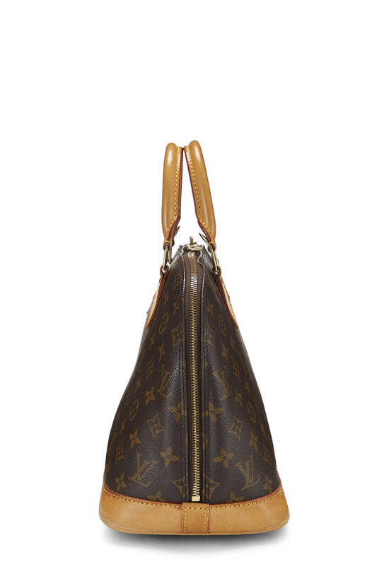 Louis Vuitton Monogram Alma Bag PM Brown