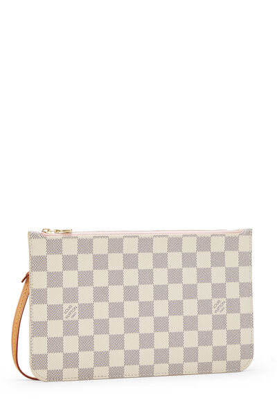 Damier Azur Neverfull Pouch MM , , large