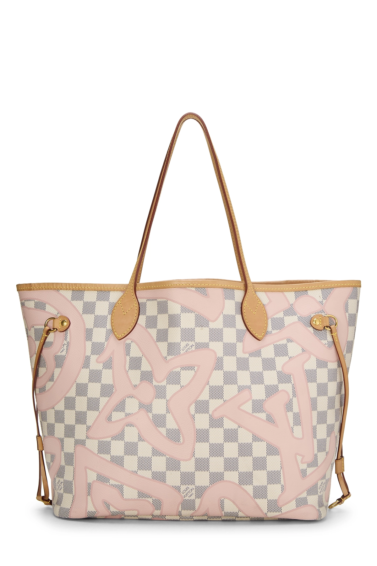 Pink Summer Spirit Damier Azur Tahitienne Neverfull Tote MM
